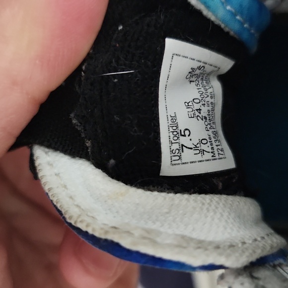 EUC  Vans X One Piece, Sk8-Hi Zip, Punk Hazard Toddler 7.5C - Picture 6 of 8